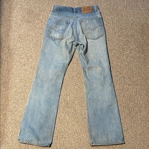 Vintage!  1970s Levi’s Light Blue Denim Jeans Distressed